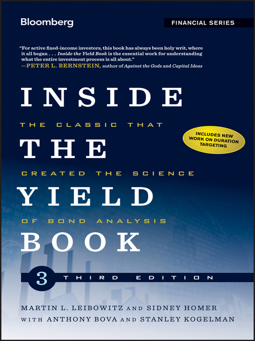 Martin L. Leibowitz作のInside the Yield Bookの作品詳細 - 予約可能